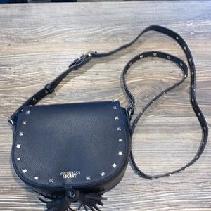 Victoria's Secret Festival CROSSBODY  Purse Studded Tote Handbag, Black